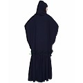 Designer Front Open Abaya - Navy Blue